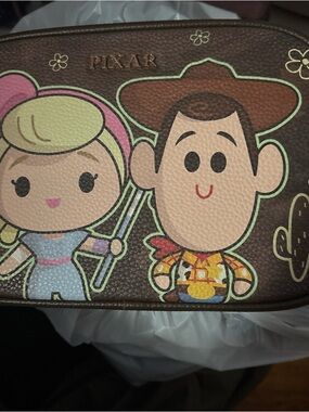 Pixar Toy Story Cute Woody & Bo Peep Crossbody - Brown
